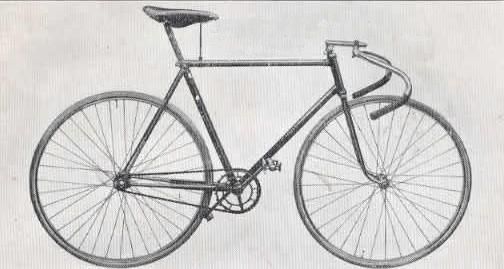 old racing cycle