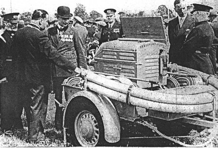 Trailer pump at Civil Defence rally July 1939